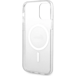 Kup Zestaw Guess tok + vezeték nélküli töltő GUBPP12MH4EACSK Apple iPhone 12/12 Pro fekete/black kemény tok 4G Print MagSafe - GUE2282 - {ean13} - Sklep Home Screen