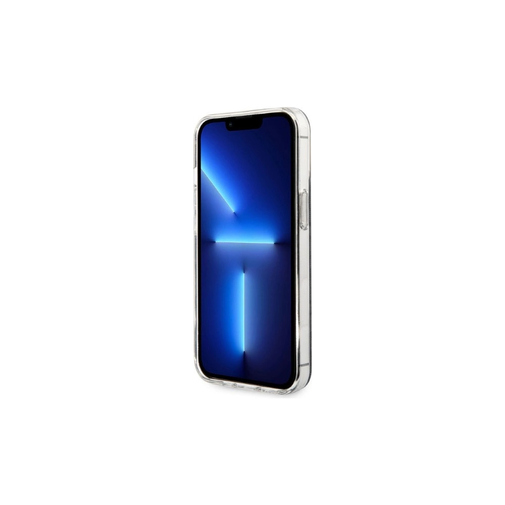 Zestaw Guess etui + ładowarka bezprzewodowa GUBPP13LH4EACSK Apple iPhone 13 Pro czarny/black hard case 4G Print MagSafe