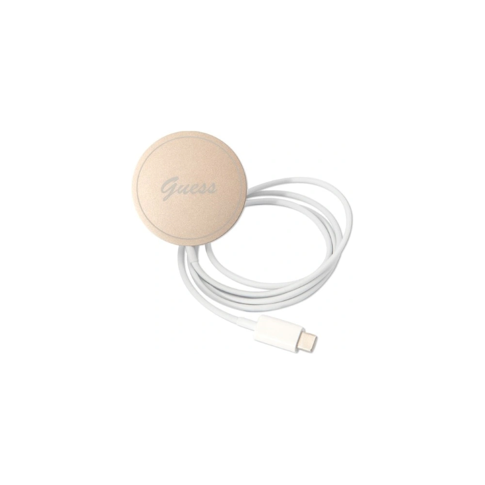 Zestaw Guess etui + ładowarka bezprzewodowa GUBPP13LH4EACSK Apple iPhone 13 Pro czarny/black hard case 4G Print MagSafe