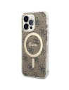 Kup Set Guess husă + încărcător wireless GUBPP13LH4EACSW Apple iPhone 13 Pro maro/brown hard case 4G Print MagSafe - GUE2287 - {ean13} - Sklep Home Screen