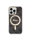 Kup Sada Guess pouzdro + bezdrátová nabíječka GUBPP13XH4EACSK Apple iPhone 13 Pro Max černé/black hard case 4G Print MagSafe - GUE2288 - {ean13} - Sklep Home Screen