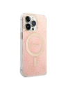 Buy Guess GUBPP13XH4EACSP Case + Wireless Charger Apple iPhone 13 Pro Max pink hard case 4G Print MagSafe - GUE2289 - {ean13} - Home Screen Store Europe