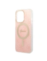 Buy Guess GUBPP13XH4EACSP Case + Wireless Charger Apple iPhone 13 Pro Max pink hard case 4G Print MagSafe - GUE2289 - {ean13} - Home Screen Store Europe