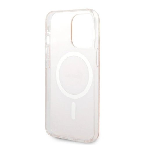 Kup Set Guess Case + kabelloses Ladegerät GUBPP13XH4EACSP Apple iPhone 13 Pro Max rosa/pink Hardcase 4G Print MagSafe - GUE2289 - {ean13} - Sklep Home Screen