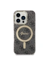 Kup Set Guess husă + încărcător wireless GUBPP14LH4EACSK Apple iPhone 14 Pro negru/black hard case 4G Print MagSafe - GUE2292 - {ean13} - Sklep Home Screen