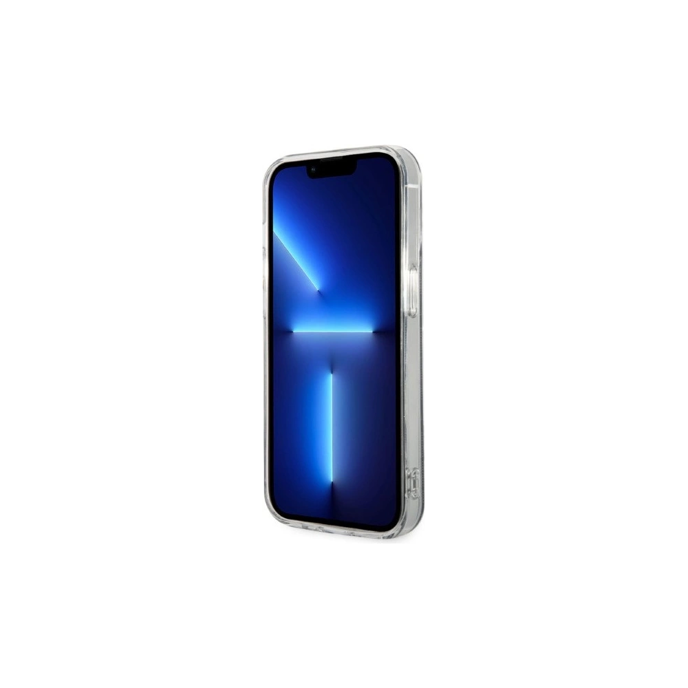 Zestaw Guess etui + ładowarka bezprzewodowa GUBPP14LH4EACSK Apple iPhone 14 Pro czarny/black hard case 4G Print MagSafe