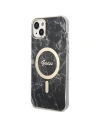 Kup Set Guess pouzdro + bezdrátová nabíječka GUBPP14MHMEACSK Apple iPhone 14 Plus / 15 Plus černý/black hard case Marble MagSafe - GUE2304 - {ean13} - Sklep Home Screen