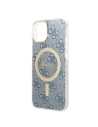 Kup Set Guess pouzdro + bezdrátová nabíječka GUBPP14SH4EACSB Apple iPhone 14 modrá/blue hard case 4G Print MagSafe - GUE2305 - {ean13} - Sklep Home Screen