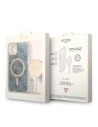 Kup Set Guess pouzdro + bezdrátová nabíječka GUBPP14SH4EACSB Apple iPhone 14 modrá/blue hard case 4G Print MagSafe - GUE2305 - {ean13} - Sklep Home Screen