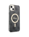 Kup Sada Guess pouzdro + bezdrátová nabíječka GUBPP14SH4EACSK Apple iPhone 14 černá/black hard case 4G Print MagSafe - GUE2306 - {ean13} - Sklep Home Screen