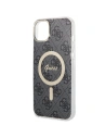 Kup Sada Guess pouzdro + bezdrátová nabíječka GUBPP14SH4EACSK Apple iPhone 14 černá/black hard case 4G Print MagSafe - GUE2306 - {ean13} - Sklep Home Screen