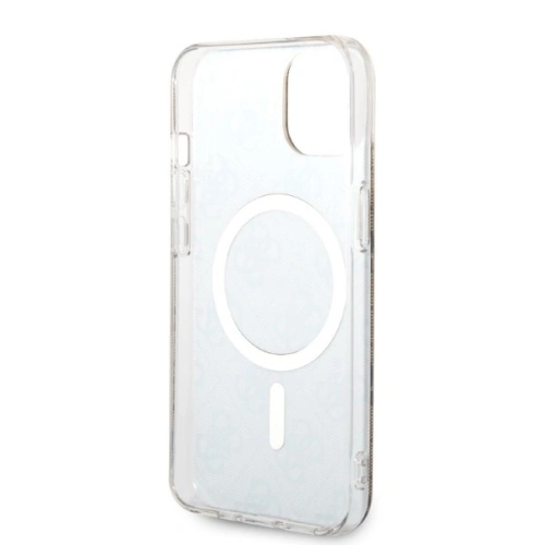 Kup Zestaw Guess etui + ładowarka bezprzewodowa GUBPP14SH4EACSW Apple iPhone 14 brązowy/brown hard case 4G Print MagSafe - GUE2308 - {ean13} - Sklep Home Screen