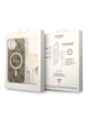 Kup Zestaw Guess etui + ładowarka bezprzewodowa GUBPP14SH4EACSW Apple iPhone 14 brązowy/brown hard case 4G Print MagSafe - GUE2308 - {ean13} - Sklep Home Screen