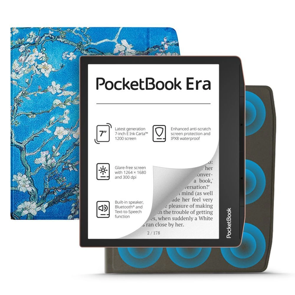 Etui Tech-Protect Smartcase Magnetic Pocketbook Era Sakura