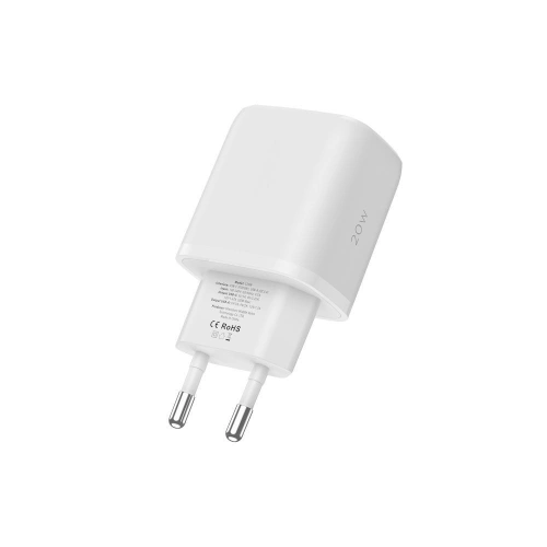 Kup Încărcător de rețea Tech-Protect C20W Încărcător de rețea cu 2 porturi PD 20W QC 3.0 + Cablu USB-C Alb - THP1621 - {ean13} - Sklep Home Screen