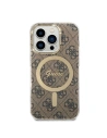 Kup Set Guess Case + drahtloses Ladegerät GUBPP14XH4EACSW Apple iPhone 14 Pro Max braun/brown Hardcase 4G Print MagSafe - GUE2314 - {ean13} - Sklep Home Screen
