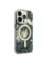 Buy Guess GUBPP14XHJEACSA Case + Wireless Charger Apple iPhone 14 Pro Max zielony/green hard case Jungle MagSafe - GUE2315 - {ean13} - Home Screen Store Europe