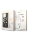 Kup Set Guess husă + încărcător wireless GUBPP14XHMEACSK Apple iPhone 14 Pro Max negru/case tare Marble MagSafe - GUE2318 - {ean13} - Sklep Home Screen