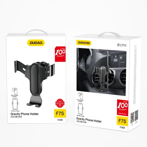 Buy Dudao gravitational smartphone holder black (F7s) - DDA233 - {ean13} - Home Screen Store Europe