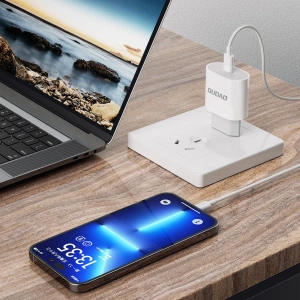 Kup Încărcător de rețea Dudao USB-C Power Delivery 20W alb + cablu USB-C - Lightning 1m (A8SEU) - DDA236 - {ean13} - Sklep Home Screen