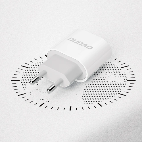 Kup Încărcător de rețea Dudao USB-C Power Delivery 20W alb + cablu USB-C - Lightning 1m (A8SEU) - DDA236 - {ean13} - Sklep Home Screen