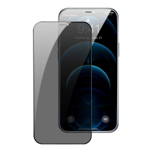 Kup Gehärtetes Glas Baseus 0,3 mm Anti Spy Apple iPhone 12/12 Pro (case friendly) [2 PACK] - BSU3713 - {ean13} - Sklep Home Screen