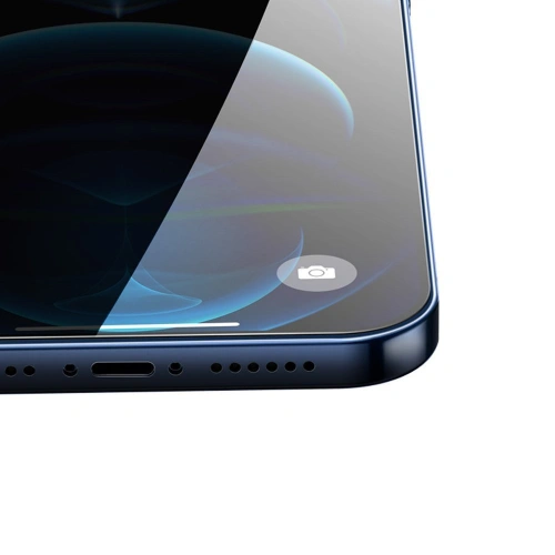 Kup Gehärtetes Glas Baseus 0,3 mm Anti Spy Apple iPhone 12/12 Pro (case friendly) [2 PACK] - BSU3713 - {ean13} - Sklep Home Screen