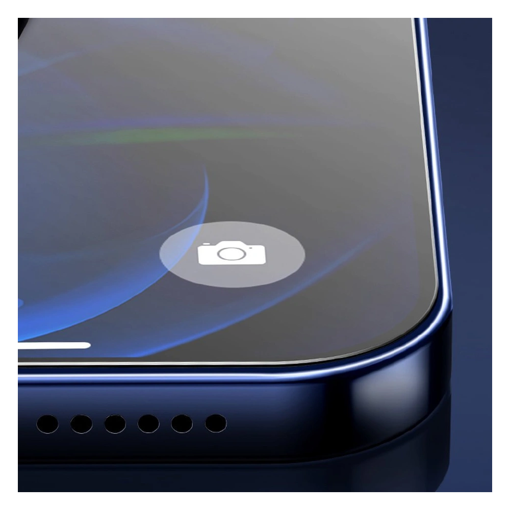 Szkło hartowane Baseus 0,3 mm Anti Spy Apple iPhone 12/12 Pro (case friendly) [2 PACK]