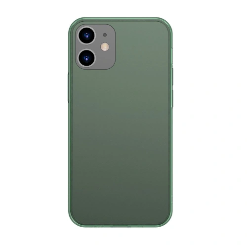 Buy Baseus Frosted Glass Case Apple iPhone 12/12 Pro dark green - BSU3715 - {ean13} - Home Screen Store Europe