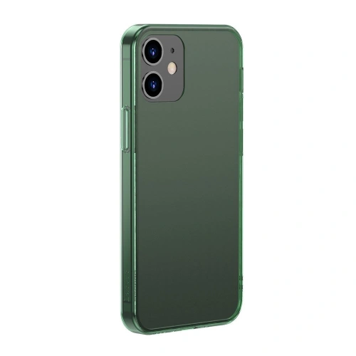 Kup Etui Baseus Frosted Glass Case Apple iPhone 12/12 Pro tmavě zelený - BSU3715 - {ean13} - Sklep Home Screen