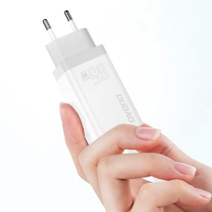 Kup Încărcătorul de rețea Dudao GaN 65W USB/2xUSB-C Quick Charge Power Delivery alb (A7xs white) - DDA237 - {ean13} - Sklep Home Screen