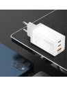 Kup Hálózati töltő Dudao GaN 65W USB/2xUSB-C Gyors Töltés Power Delivery fehér (A7xs white) - DDA237 - {ean13} - Sklep Home Screen