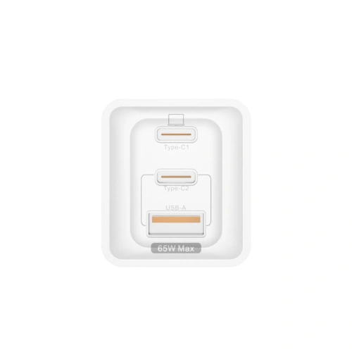Kup Hálózati töltő Dudao GaN 65W USB/2xUSB-C Gyors Töltés Power Delivery fehér (A7xs white) - DDA237 - {ean13} - Sklep Home Screen