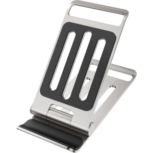 Dudao F14 foldable desktop phone holder silver