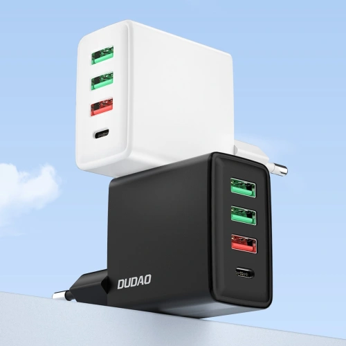 Kup Hálózati töltő Dudao 3xUSB/USB-C 20W Power Delivery QC 3.0 fekete (A5H) - DDA243 - {ean13} - Sklep Home Screen