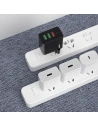 Kup Hálózati töltő Dudao 3xUSB/USB-C 20W Power Delivery QC 3.0 fekete (A5H) - DDA243 - {ean13} - Sklep Home Screen