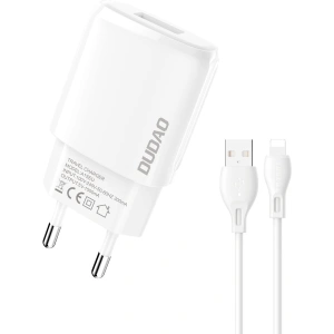 Kup Încărcător de rețea Dudao USB 7.5W + cablu USB/Lightning 1m alb (A1sEUL) - DDA248 - {ean13} - Sklep Home Screen