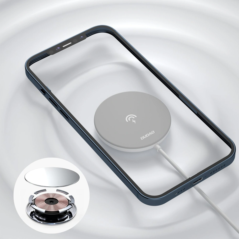 Ładowarka bezprzewodowa Dudao Qi 15W biały (A12Pro)