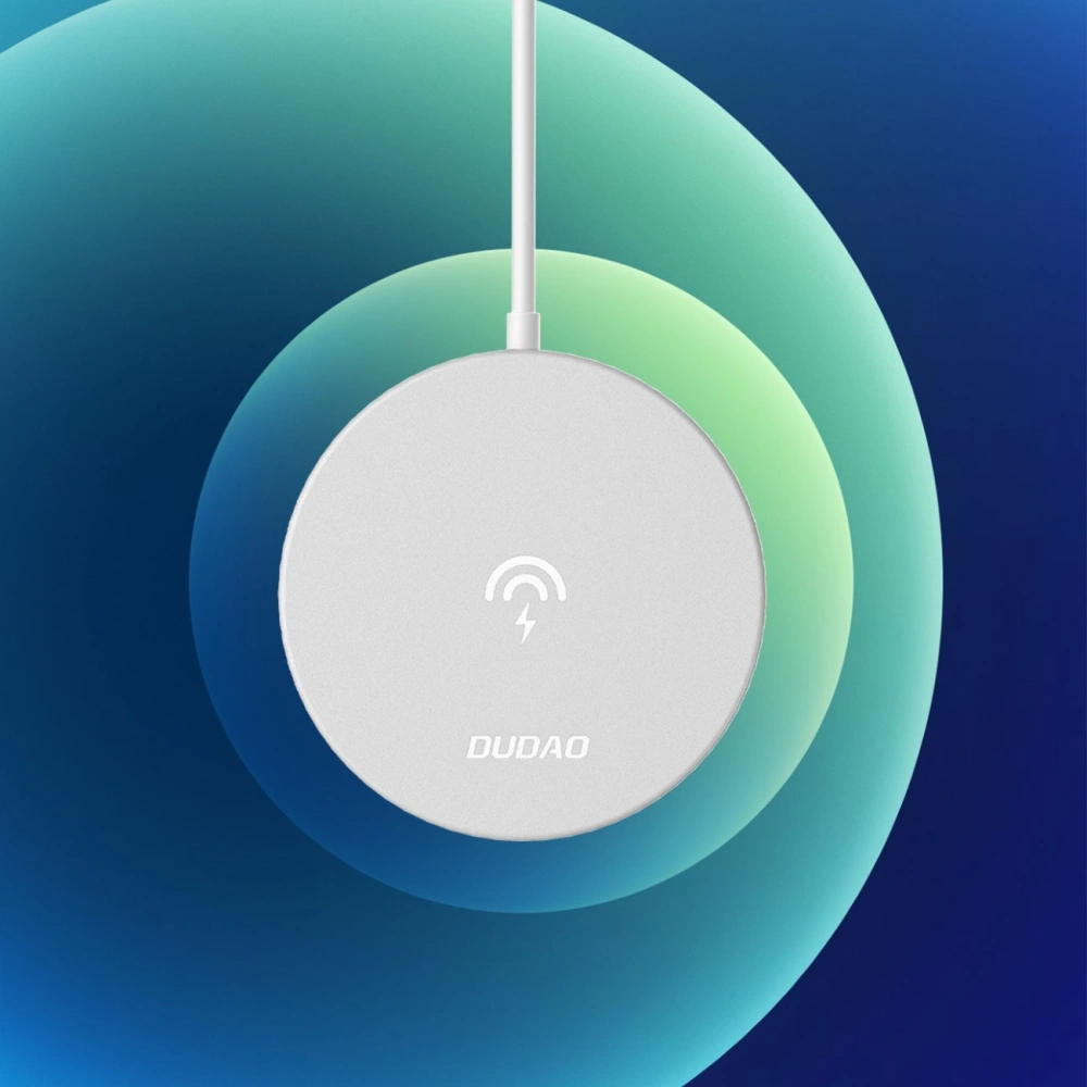 Ładowarka bezprzewodowa Dudao Qi 15W biały (A12Pro)