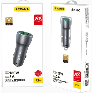 Kup Încărcător auto Dudao R4+ 2xUSB 120W 3A gri - DDA250 - {ean13} - Sklep Home Screen