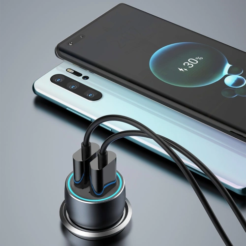 Kup Autoladegerät Dudao R4+ 2xUSB 120W 3A grau - DDA250 - {ean13} - Sklep Home Screen