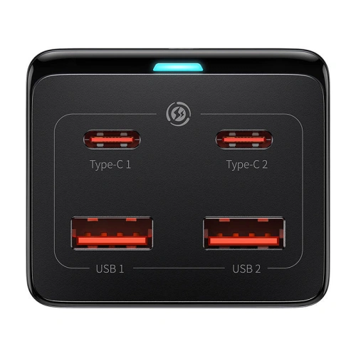 Buy Baseus Home Charger GaN3 Pro Desktop Powerstrip AC GaN3 Pro 2x USB + 2xUSB-C + AC, 100W (black) - BSU3716 - {ean13} - Home Screen Store Europe