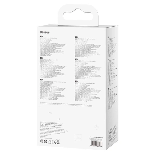 Kup Încărcător de rețea / priză de alimentare Baseus GaN3 Pro 2x USB + 2xUSB-C + AC, 100W (neagră) - BSU3716 - {ean13} - Sklep Home Screen
