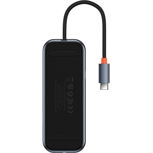 Kup Hub 5in1 Baseus AcmeJoy Serie USB-C - 2xUSB 3.0 + USB 2.0 + USB-C PD + RJ45 (grau) - BSU3718 - {ean13} - Sklep Home Screen