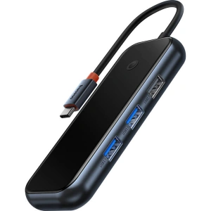 Kup Hub 5w1 Baseus AcmeJoy series USB-C - 2xUSB 3.0 + USB 2.0 + USB-C PD + HDMI (gri) - BSU3719 - {ean13} - Sklep Home Screen