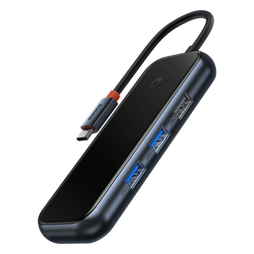 Kup Hub 5w1 Baseus AcmeJoy series USB-C - 2xUSB 3.0 + USB 2.0 + USB-C PD + HDMI (gri) - BSU3719 - {ean13} - Sklep Home Screen
