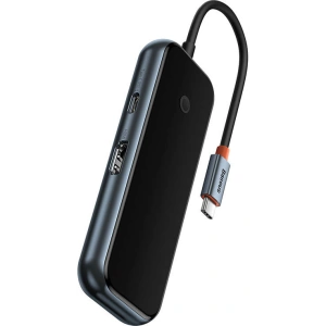 Kup Hub 5w1 Baseus AcmeJoy-Serie USB-C - 2xUSB 3.0 + USB 2.0 + USB-C PD + HDMI (grau) - BSU3719 - {ean13} - Sklep Home Screen