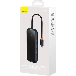 Kup Hub 5w1 Baseus AcmeJoy-Serie USB-C - 2xUSB 3.0 + USB 2.0 + USB-C PD + HDMI (grau) - BSU3719 - {ean13} - Sklep Home Screen
