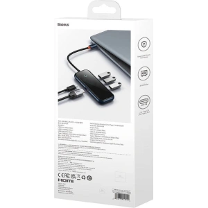 Kup Hub 5w1 Baseus AcmeJoy-Serie USB-C - 2xUSB 3.0 + USB 2.0 + USB-C PD + HDMI (grau) - BSU3719 - {ean13} - Sklep Home Screen