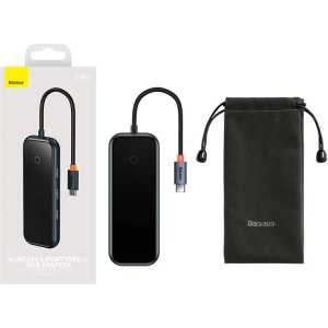 Kup Hub 5w1 Baseus AcmeJoy-Serie USB-C - 2xUSB 3.0 + USB 2.0 + USB-C PD + HDMI (grau) - BSU3719 - {ean13} - Sklep Home Screen